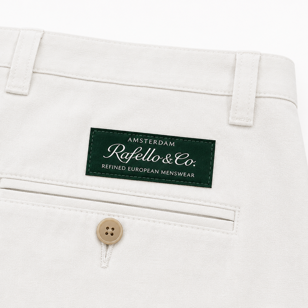 Enzo | Geplooide getailleerde short
