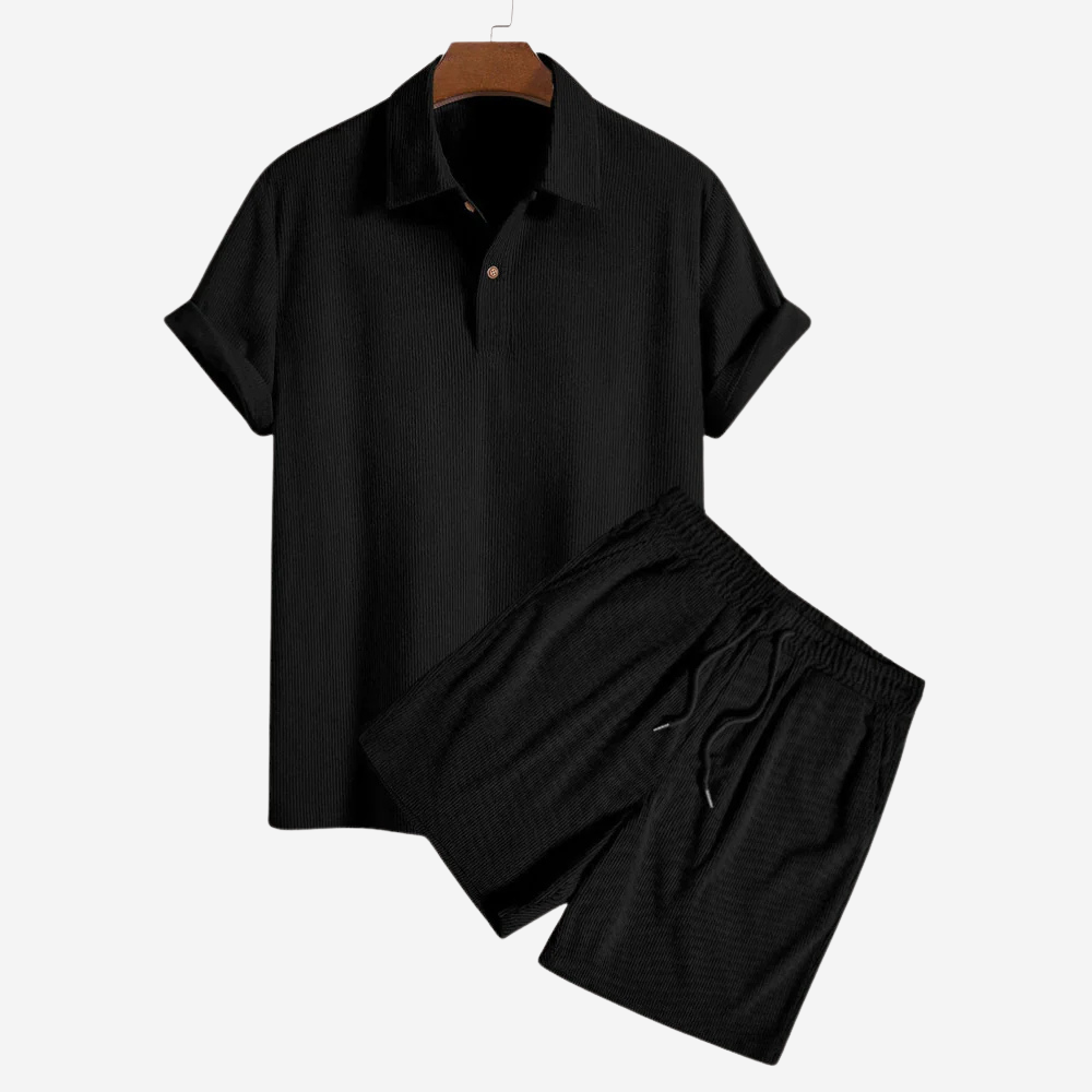 Milan™ | Zomerse polo- en shortset voor heren