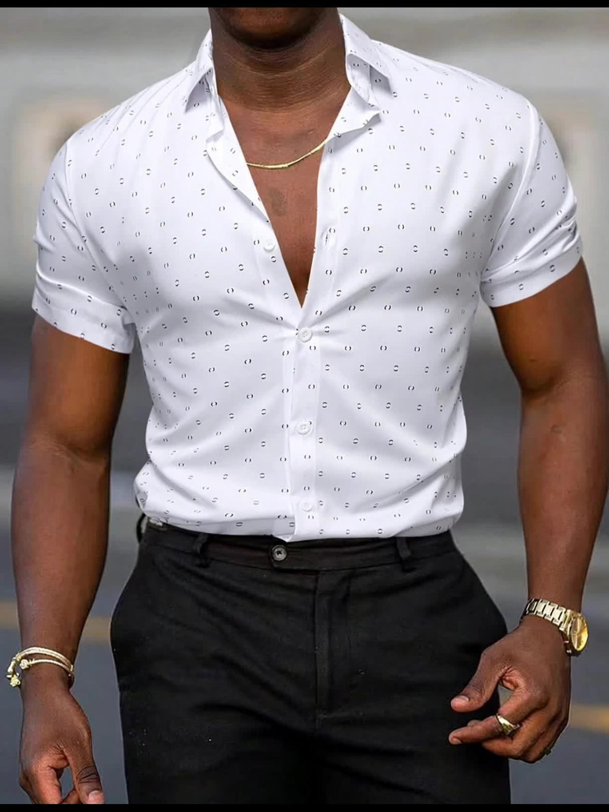 GIULIO | ZOMERHEMD MET PRINT