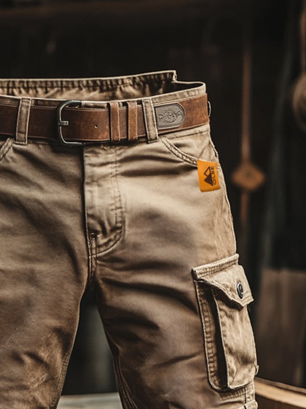 Ralph | Retro cargoshorts met meerdere zakken
