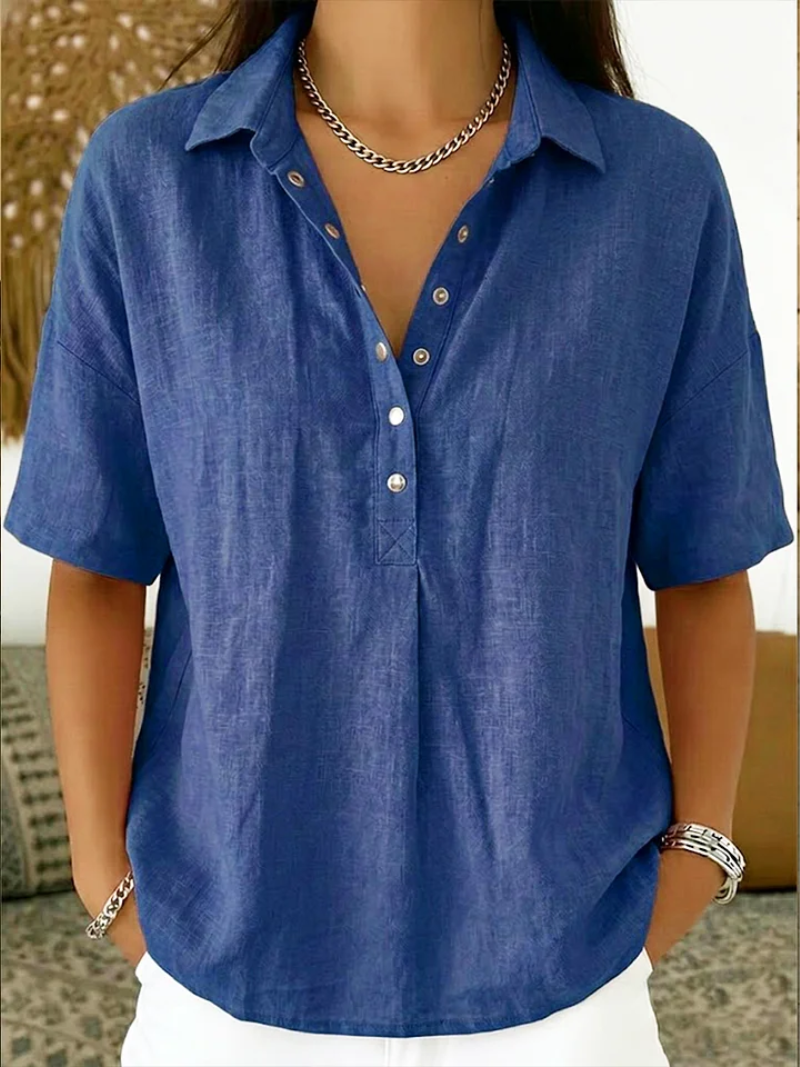 Charlotte | Linnen blouse