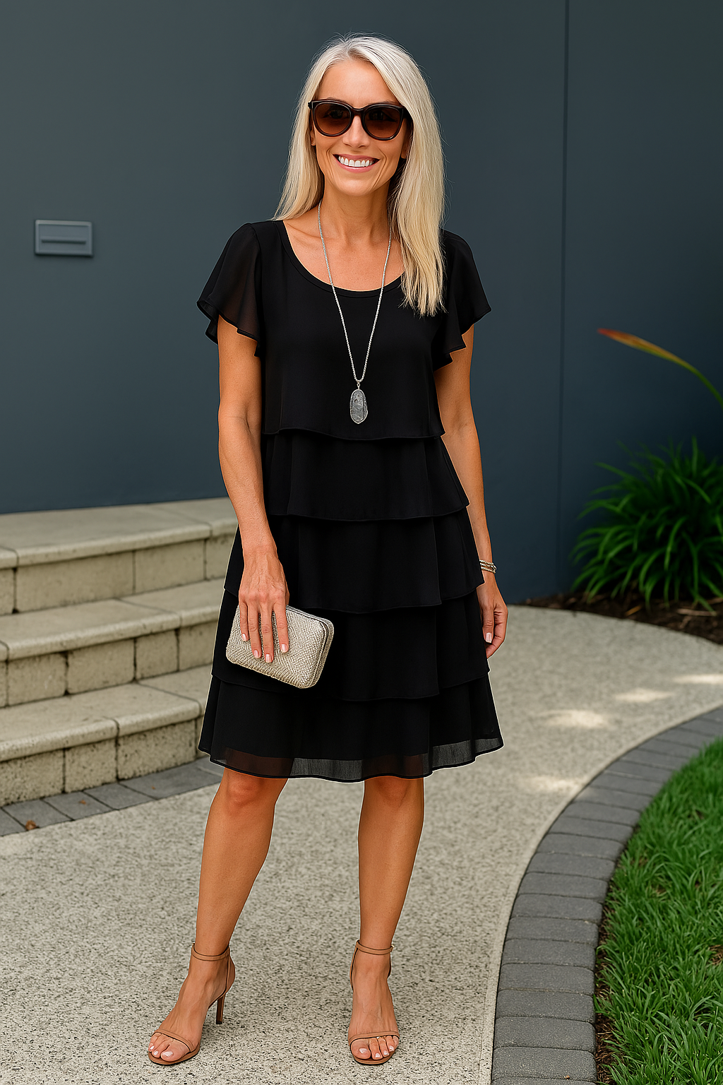 Olivia™ | Jurk met vlindermouwen