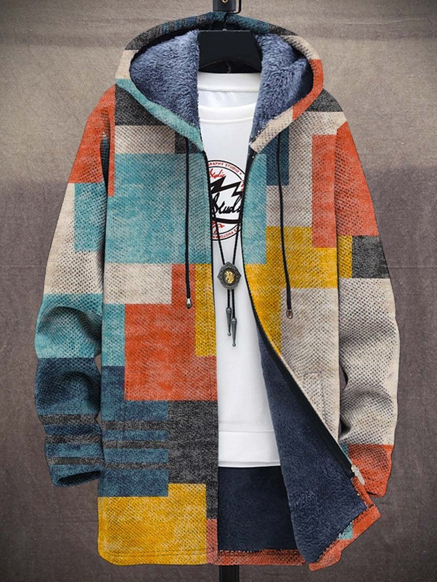 Delia artistiek vest met capuchon