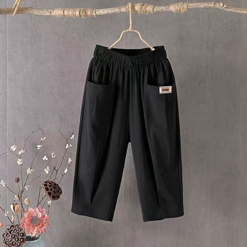 【Katoen en Lin】Comfortabele Casual Broek