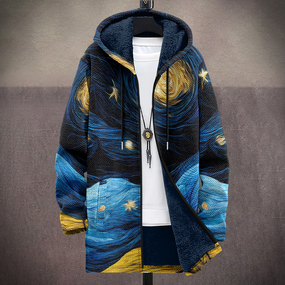 Federico artistiek vest met capuchon