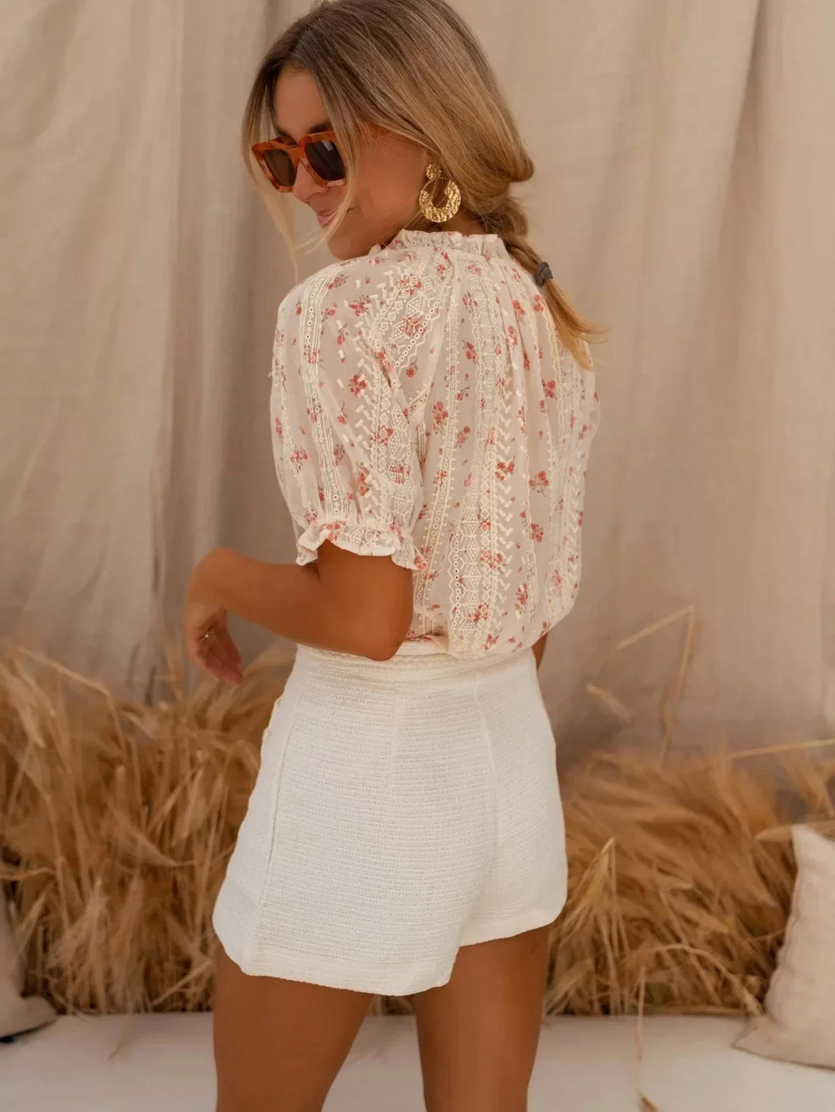 Elina™ | Bloemen blouse