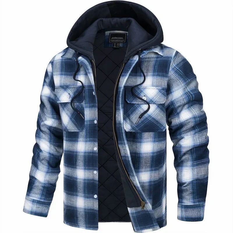 Claudio Warm geruit jack