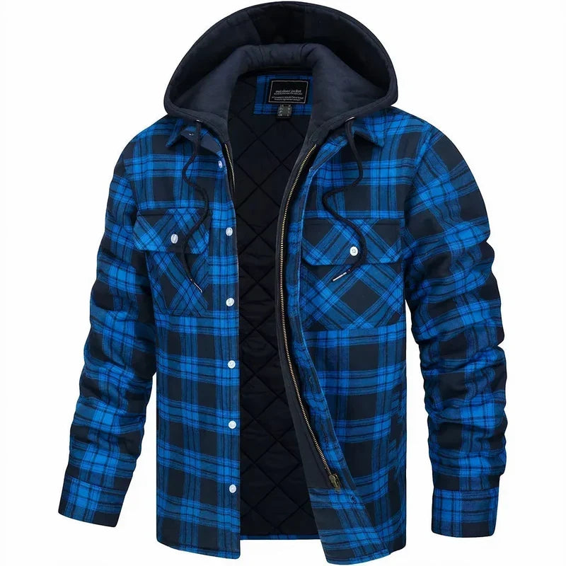 Claudio Warm geruit jack