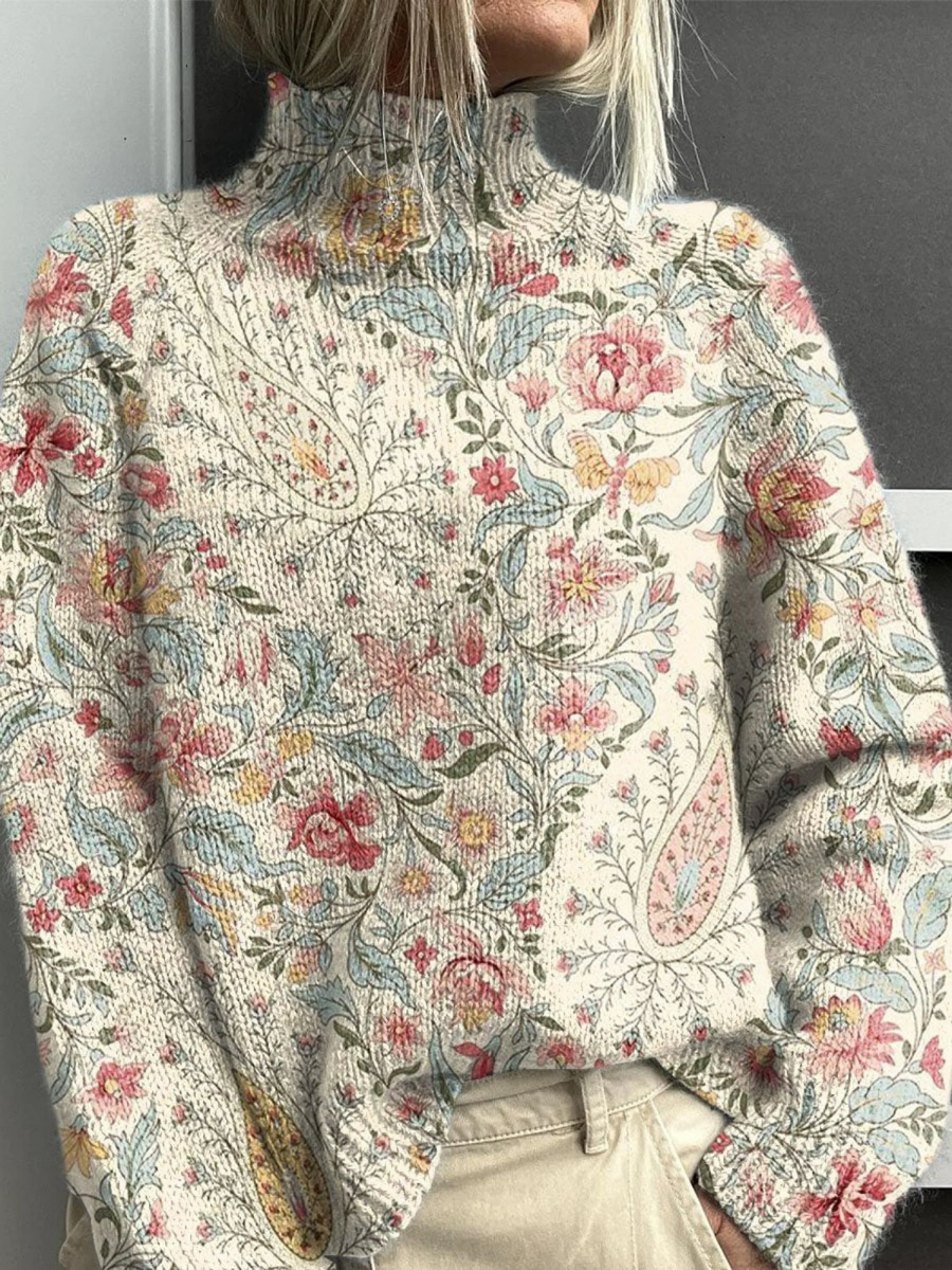 Jolanda vintage coltrui met paisleyprint