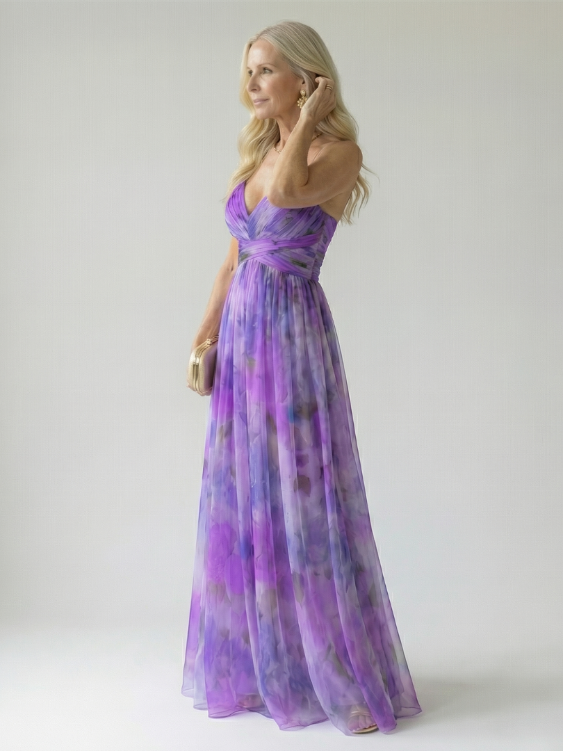 Giselle | Betoverende maxi-jurk met bloemenmotief
