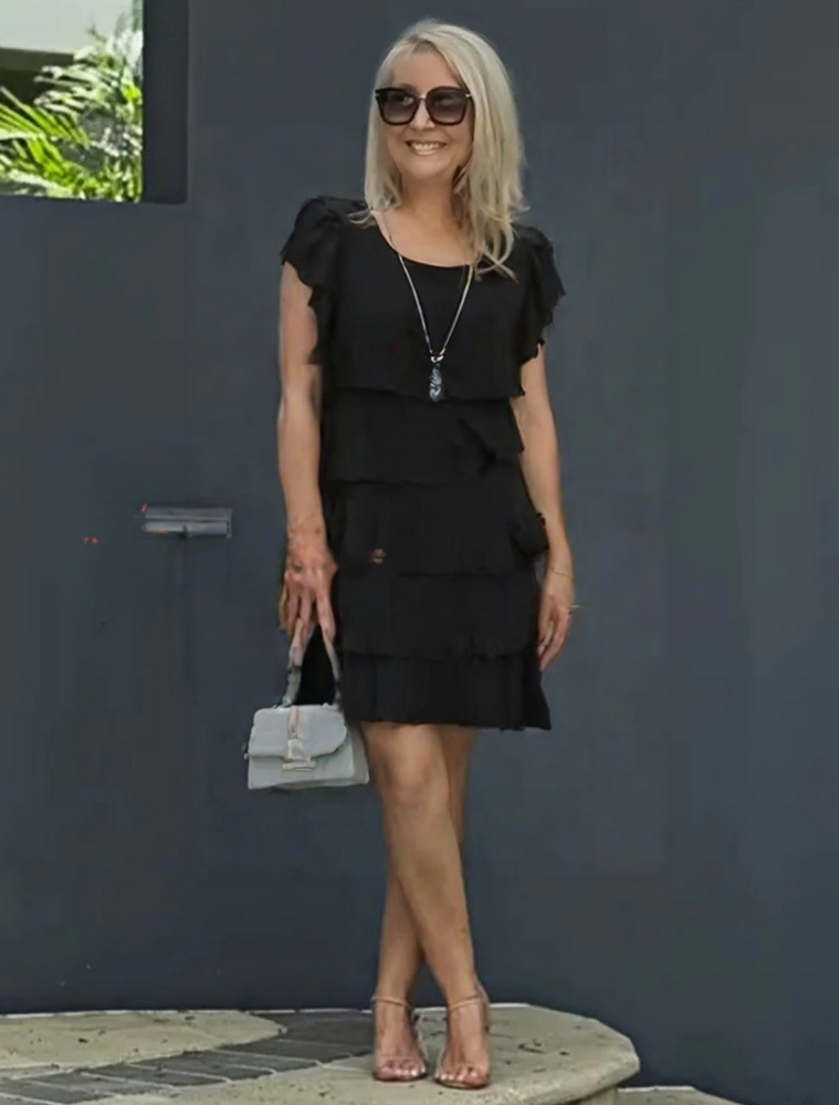 Olivia™ | Jurk met vlindermouwen