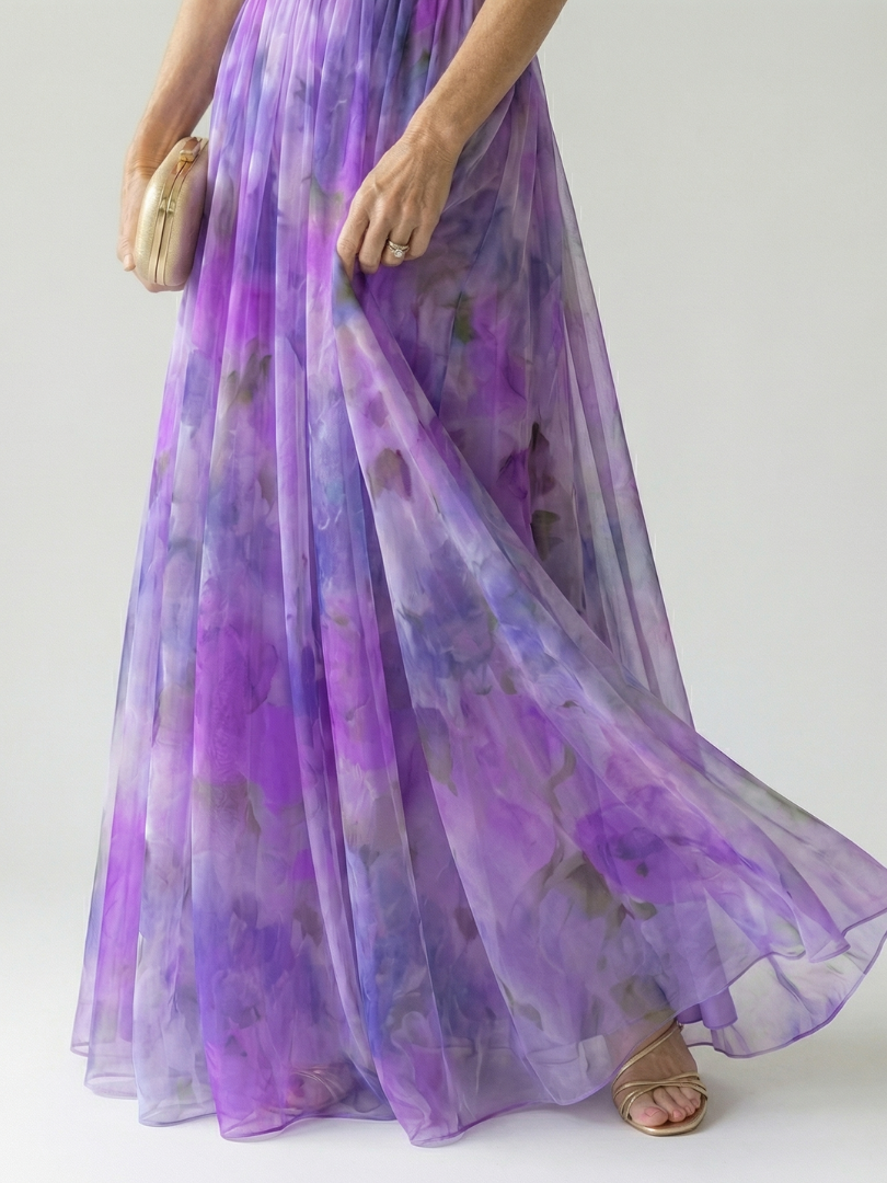 Giselle | Betoverende maxi-jurk met bloemenmotief