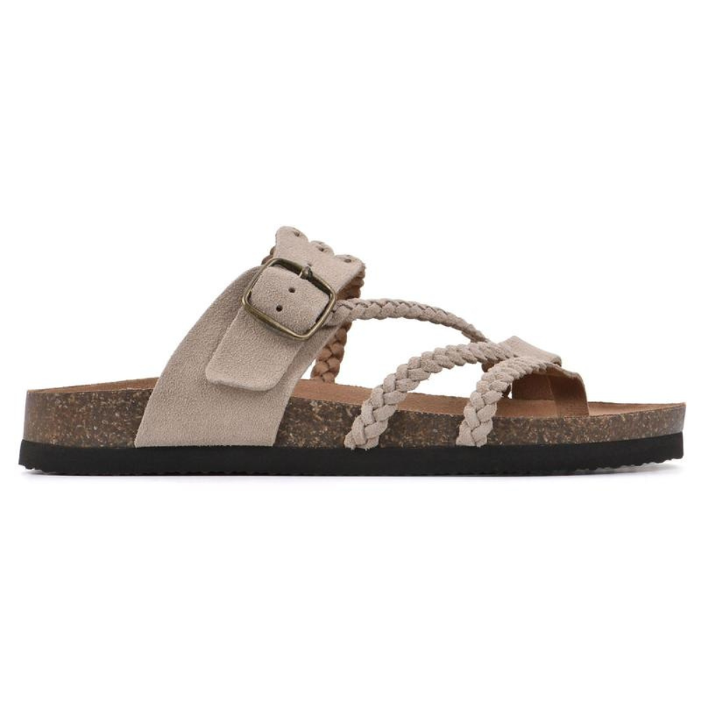 Harriet™ | Gevlochten kurksandalen