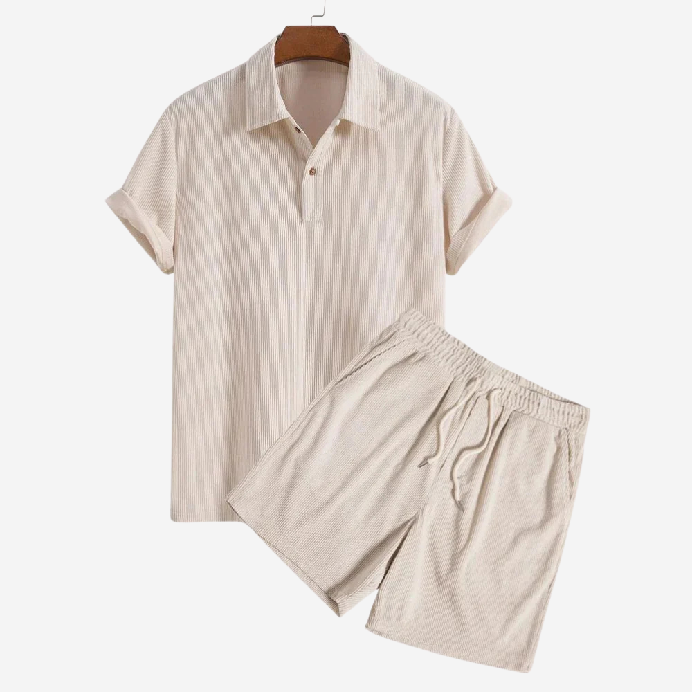 Milan™ | Zomerse polo- en shortset voor heren
