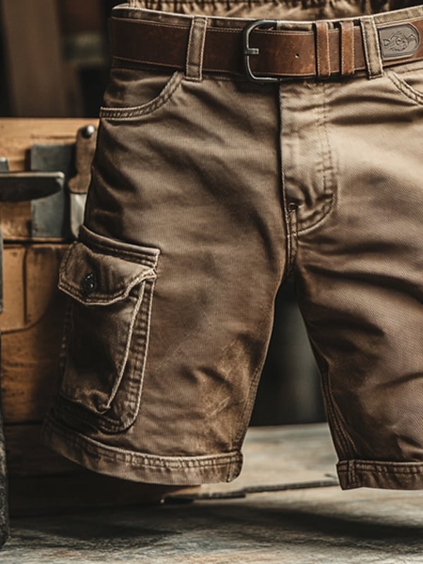 Ralph | Retro cargoshorts met meerdere zakken