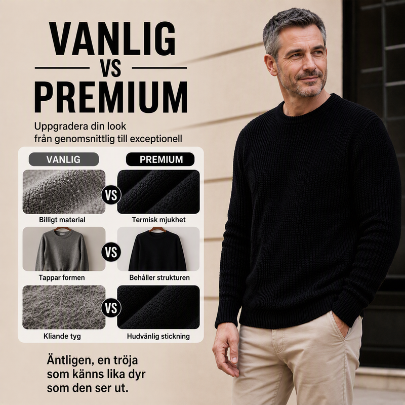 Timo | Heren trui met ronde hals