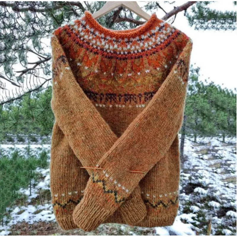 Solveig | Warme trui met klassieke winterdetails