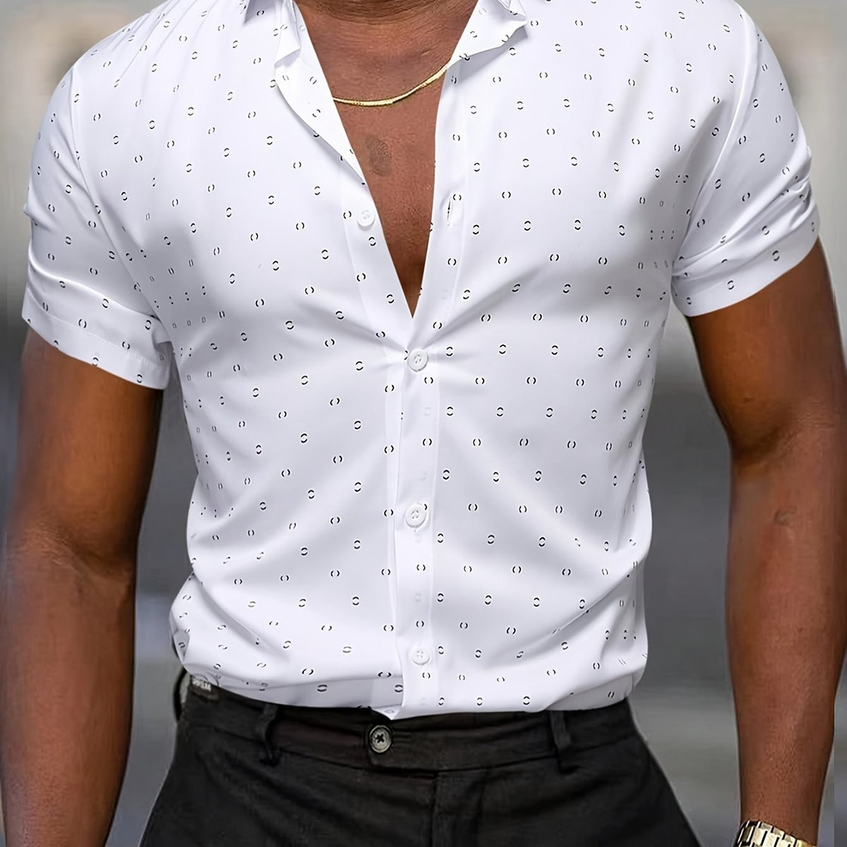 GIULIO | ZOMERHEMD MET PRINT