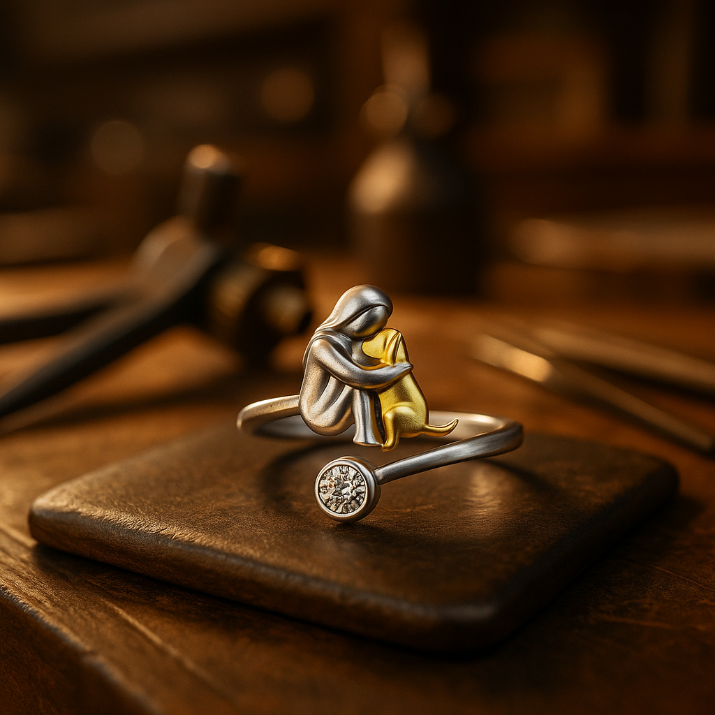 De Eeuwige Omhelzing Ring verstelbaar
