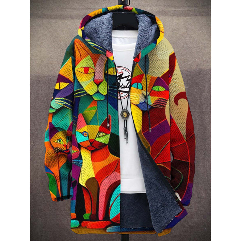 Raffaele artistiek vest met capuchon