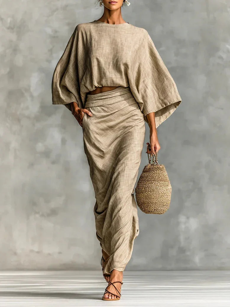 Zahara | Tweedelige set met lange rok