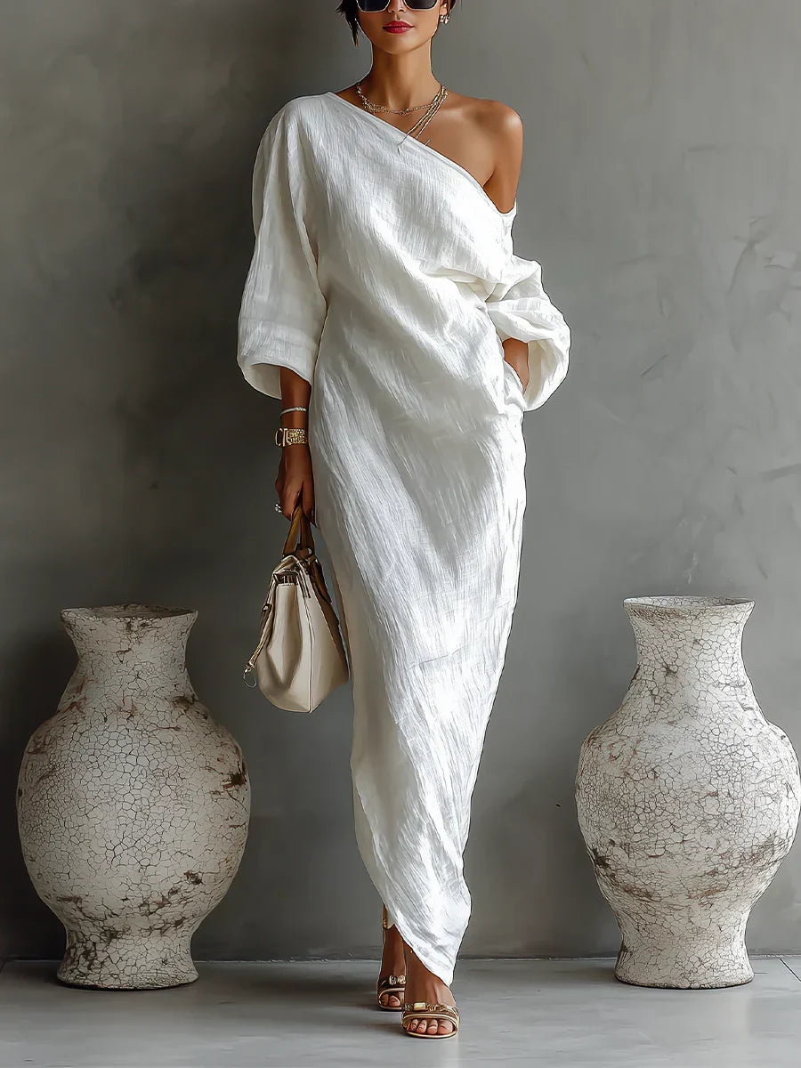 Alondra | Elegante jurk met asymmetrisch ontwerp