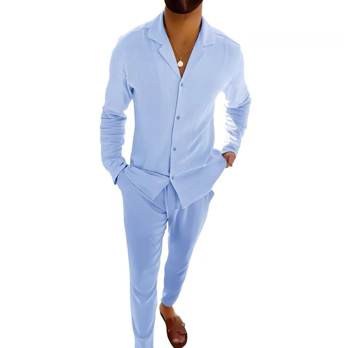 Ruben™ | Luxe set met reverskraag en slim fit broek