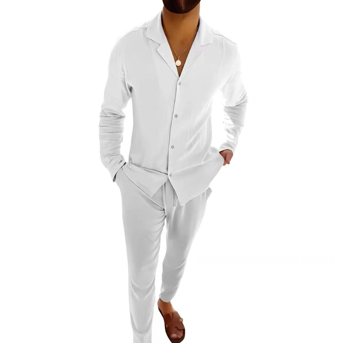 Ruben™ | Luxe set met reverskraag en slim fit broek