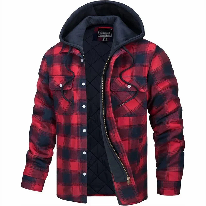 Claudio Warm geruit jack